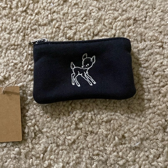 Brandy Melville black deer coin purse - Picture 1 of 1